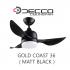 DECCO-Gold Coast 36'' ( MATT WHITE ) Ceiling Fan With Remote Control & 20W RGB
