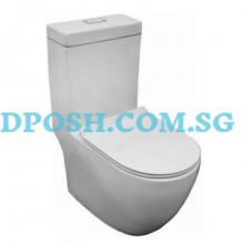 Baron-W-818 One Piece Toilet Bowl ( Rimless )