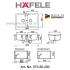 HAFELE 570.36.300 Granite Sink ( BLACK )