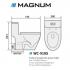 MAGNUM-WC-918 Turbo Tornado Flush One Piece Toilet Bowl