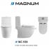 MAGNUM-WC-938 Turbo Tornado Flush One Piece Toilet Bowl