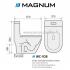 MAGNUM-WC-938 Turbo Tornado Flush One Piece Toilet Bowl