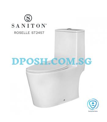 SANITON-ROSELLE ST2457 Whirlpool Flush  One Piece Toilet Bowl