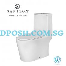 SANITON-ROSELLE ST2457 Whirlpool Flush  One Piece Toilet Bowl