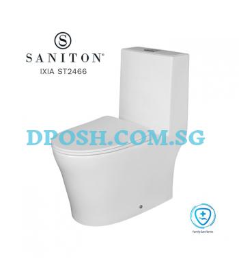 SANITON-IXIA ST2466 Whirlpool Flush  One Piece Toilet Bowl