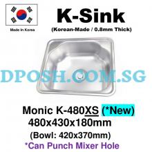 Monic-K-480XS-Stainless Steel Insert Kitchen Sink 