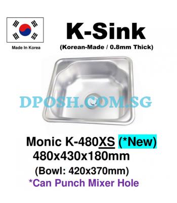 Monic-K-480XS-Stainless Steel Insert Kitchen Sink