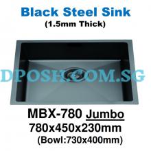 Monic-MBX-780-1.5mm Handmade Stainless Steel Undermount Kitchen Sink