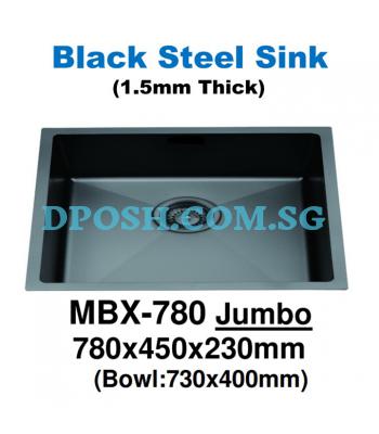 Monic-MBX-780-1.5mm Handmade Stainless Steel Undermount Kitchen Sink
