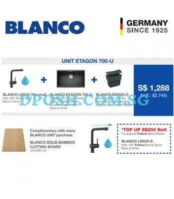 BLANCO ETAGON 700-U with BLANCO LINUSN Mixer Tap ( Normal )
