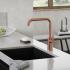 ELKAY-EC-41406 or EC-6545 with  Damixa Silhouet Sink Mixer Tap ( ALL FIVE COLOR )