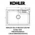 KOHLER-Aleo K-80231R-1KD-NA ( Jumbo Sink )