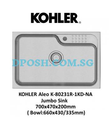 KOHLER-Aleo K-80231R-1KD-NA ( Jumbo Sink )
