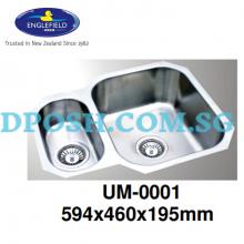 ENGLEFIELD-UM-0001 Stainless Steel Undermount Sink