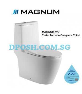MAGNUM-WC-919 Turbo Tornado Flush One Piece Toilet Bowl