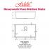 Fidelis-FSD-22624HC-( Honeycomb Nano ) Stainless Steel Undermount Kitchen Sink 
