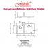 Fidelis-FSD-22501R-HC-( Honeycomb Nano ) Stainless Steel Top mount Kitchen Sink 