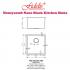 Fidelis-FSD-23622HC-NBK ( Honeycomb Nano Black ) Stainless Steel Undermount Kitchen Sink 