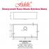 Fidelis-FSD-23626HC-NBK ( Honeycomb Nano Black ) Stainless Steel Undermount Kitchen Sink 