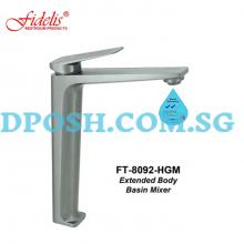 Fidelis FT-8092HGM-Tall Basin Mixer Tap ( Gun Metal )