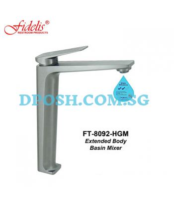 Fidelis FT-8092HGM-Tall Basin Mixer Tap ( Gun Metal )