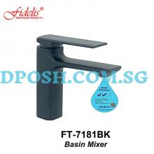 Fidelis FT-7181BK-( Matt Black ) Basin Mixer Tap