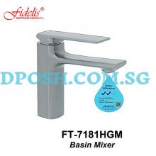 Fidelis FT-7181HGM-( Gun Metal ) Basin Mixer Tap