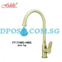 Fidelis FT-7105C-HBG-( Brushed Gold )-Kitchen Sink Cold Tap 