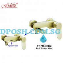 Fidelis FT-7104HBG-Bath Mixer Tap ( Brushed Gold )