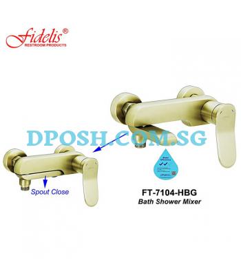Fidelis FT-7104HBG-Bath Mixer Tap ( Brushed Gold )