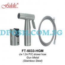 Fidelis-FT-5033HGM-( Gun Metal ) Bidet Spray-Stainless Steel
