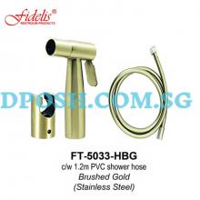 Fidelis-FT-5033HBG-( Brushed Gold ) Bidet Spray-Stainless Steel