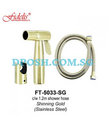 Fidelis-FT-5033SG-( Shining Gold ) Bidet Spray-Stainless Steel