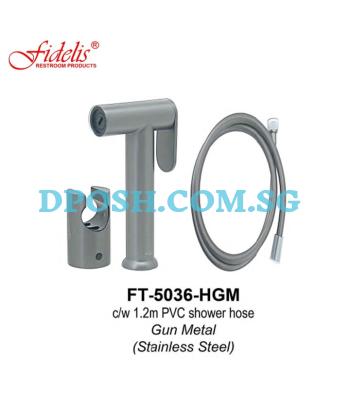 Fidelis-FT-5036HGM-( Gun Metal ) Bidet Spray-Stainless Steel