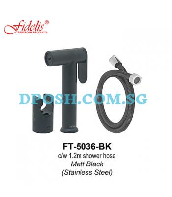 Fidelis-FT-5036BK-( Matt Black ) Bidet Spray-Stainless Steel