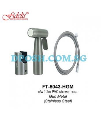 Fidelis-FT-5043HGM-( Gun Metal ) Bidet Spray-Stainless Steel