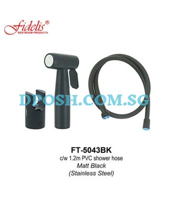 Fidelis-FT-5043BK-( Matt Black ) Bidet Spray-Stainless Steel
