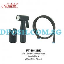 Fidelis-FT-5043BK-( Matt Black ) Bidet Spray-Stainless Steel