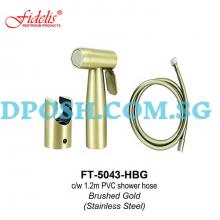 Fidelis-FT-5043HBG-(Brushed Gold) Bidet Spray-Stainless Steel