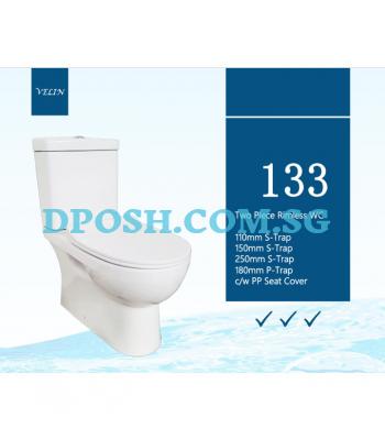 VELIN-133-Two Piece Toilet Bowl