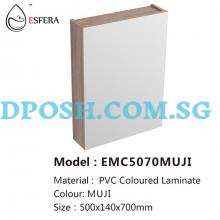 ESFERA-EMC5070MUJI-PVC Mirror Cabinet
