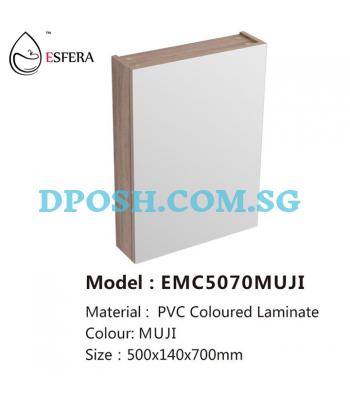 ESFERA-EMC5070MUJI-PVC Mirror Cabinet
