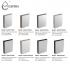 ESFERA-EMC5070BF-PVC Mirror Cabinet