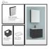 ESFERA-EBC6045BC with EMC5070BC Basin Cabinet With Mirror Cabinet Package