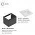 ESFERA-EBC6045BC with EMC5070BC Basin Cabinet With Mirror Cabinet Package