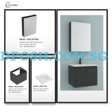 ESFERA-EBC6045BC with EMC5070BC Basin Cabinet With Mirror Cabinet Package