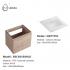 ESFERA-EBC6045MUJI with EMC5070MUJI Basin Cabinet With Mirror Cabinet Package