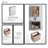 ESFERA-EBC6045MUJI with EMC5070MUJI Basin Cabinet With Mirror Cabinet Package