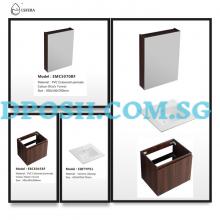 ESFERA-EBC6045BF with EMC5070BF Basin Cabinet With Mirror Cabinet Package