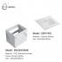 ESFERA-EBC6045MW-PVC Basin Cabinet with Basin